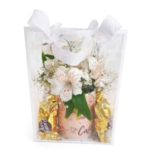 Kit Presente Caneca Café com Ouro Branco